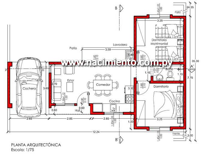 2 dormitorios ref 260